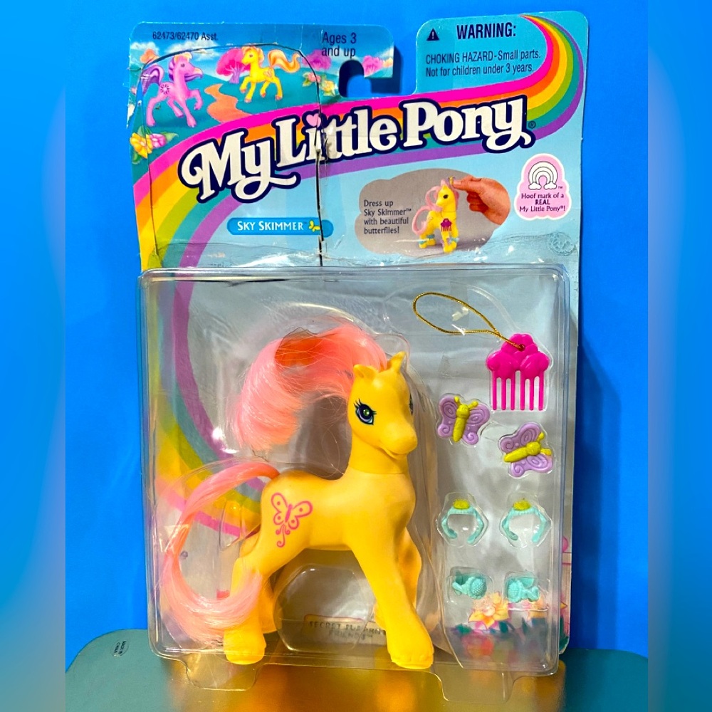 MY LITTLE PONY G2 VTG 1997 SECRET SURPRISE FRIENDS SKY SKIMMER & ACCESSORIES